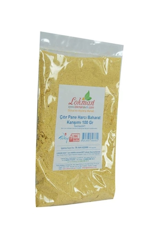 Çıtır Pane Harcı Baharat Karışımı 100 Gr Paket
