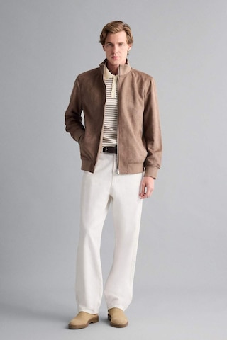 Defacto Slim Fit Dar Kesim Dik Yaka Fermuarlı Süet Mont D1524ax25aubn267 Kahve