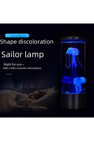 Yaleker Usb Güçlü 2.5w Deniz Kestanesi Şekilli Led Lamba - Uzaktan Kumanda İle Aydınlatma Yoğunluğu Ayarlı, Ev Dekoru Ve Ambiyans Işığı