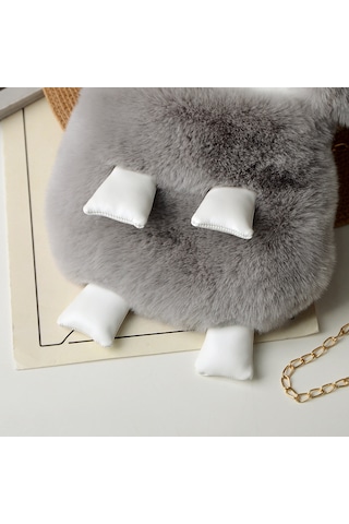 Sevimli Peluş Bebek Sırt Çantası-pembe Pembe