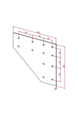 Doğuş Kalıp 100x100 İki Yönlü Bağlantı Sacı Diğer