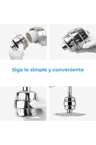 Dofolink 2'li Paket Beyaz Duş Su Filtresi Elemanı - 20 Aşamalı Kdf 55 + Aktif Karbon İle Klor, Ağır Metal Ve Tatları Filtreleyen Sağlıklı Su Sistemi Diğer