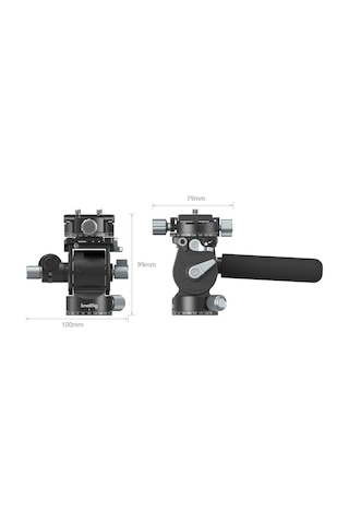 Smallrig 3457b Hafif Sıvı Başlıklı Video Kafası