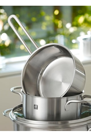 Zwilling Nova 18/10 Paslanmaz Çelik, 5 Parça Gri Tencere Seti Sku: Smg8690010201683 Açık Gri
