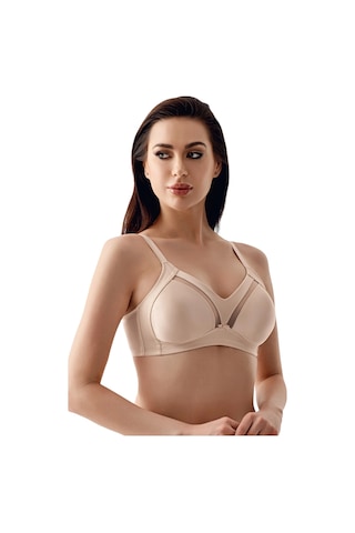 New Bra Newbra Lingerie 35-2303 Kadın D Cup Toparlayıcı Balensiz Min. Sutyen Ten