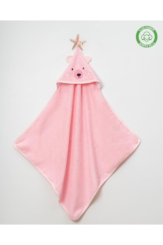 Ayılı Bornoz Takımı 1-2 Yaş Pembe