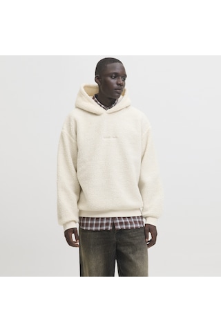 Jack & Jones Erkek Nakii Detayli Loose Fit Hoodie - Norrebro - 12293535 Çok Renkli