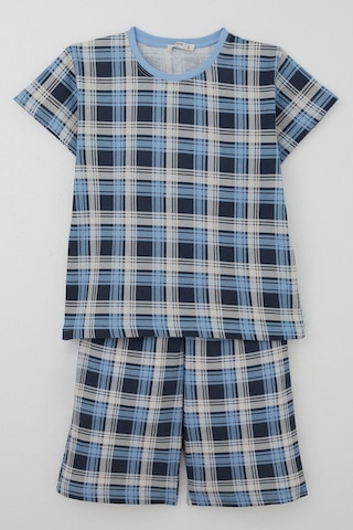 Breeze Erkek Çocuk Şortlu Pijama Takımı Ekose Desenli 4-8 Yaş, Karışık Renk Karışık Renk