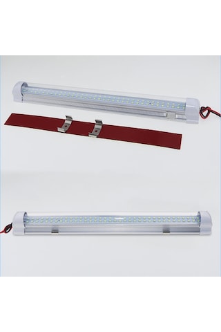 jmsstore 72 Led Işık Şeridi Çubuğu 12v-80v Kamyon Otobüs Okuma Lambası Kabin Rv Işıkları Açma/kapama Anahtarı