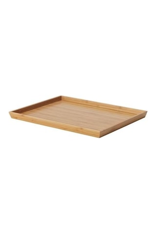 Bambu Kare Tepsi 25x33 Cm Sunum Tepsi 15cm