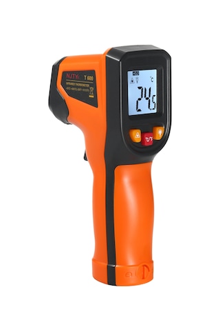 Springsun Njty Kızılötesi Termometre Temassız Dijital Sıcaklık Tabancası -50 C 600 C -58 F 1112 F Endüstriyel, Mutfak Pişirme