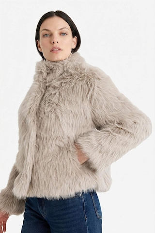 Defacto Regular Fit Suni Kürk F6415ax25wnbg749 Bej-bg749