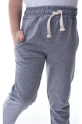 Unisex Çocuk %100 Pamuk Günlük Jogger Eşofman Altı 12 Ay 5 Yaş Gri