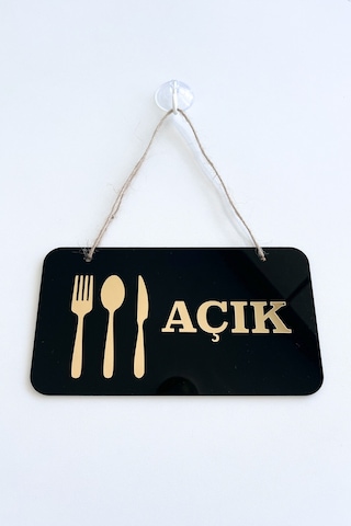 Restoranlar Ve Lokantalar İçin Açık / Kapalı Kapı Tabelası