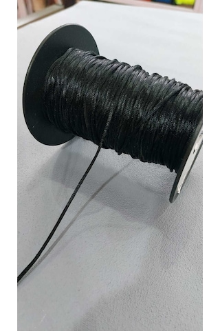 Paşateks Floş Kordon 5 Metre-siyah