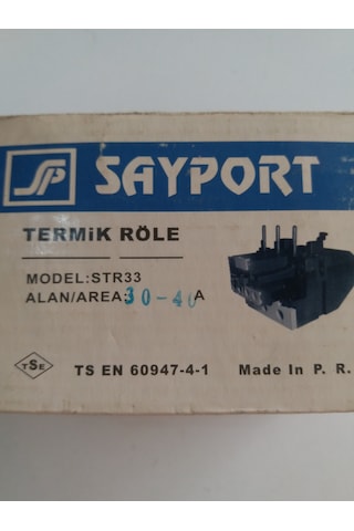 SAYPORT STR33 (30-40A) TERMİK ROLE