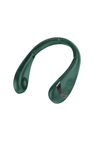 Padalink Taşınabilir Boyun Bağlı Fan, 360 Derece Tam Etki Rüzgar, 3 Hız Seçeneği, 10 Saat Çalışma Süresi, Şarj Edilebilir Plastik