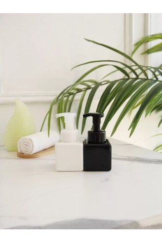 Aromaflow Sıvı Sabun İçin Köpüklü Dispenser, Banyo Ve Mutfak İçin, 2'li Set 132422584 Siyah