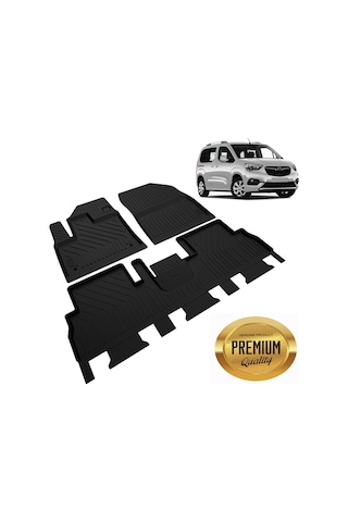 Opel Combo E Havuzlu Paspas Kokusuz Siyah 2020 2021 2022 2023 2024