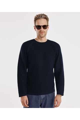 Yargıcı Reglan Kol Triko 25yetr2006x 004 Lacivert