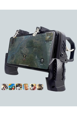 Dört Parmak Destekli Mobil Gamepad Tetikli Oyun Kontrolcüsü Diğer