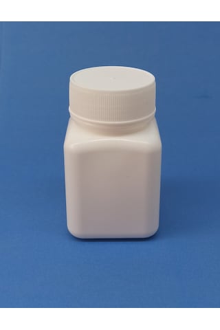 Demethome 50 ML Şişe Kare Numune-İlaç-Tarım-Ecza-Tablet-Hap-Kapsül Plastik Kutu Şişesi Adet Seçenekli
