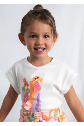Mayoral Kız Çocuk T-shirt 3005 Turuncu