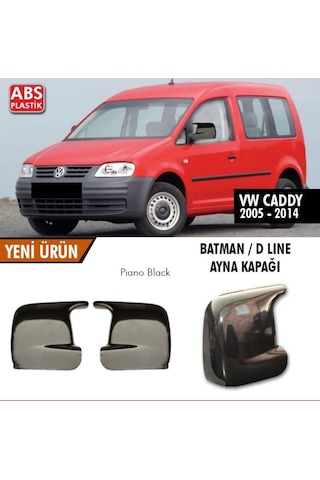 Vw Caddy 2005-2014 Batman Ayna Kapağı Piano Black