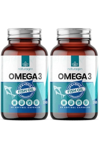 Naturagen Omega3 Balık Yağı 2 x 60 Softgel