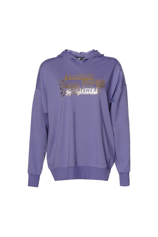 Hummel Albına Oversıze Hoodıe Kadın Hoodıe Mor Mor