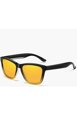 Cbtx Plastik Uv 400 Unisex Güneş Gözlüğü Siyah - Sarı