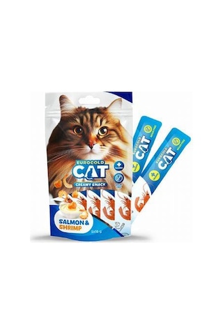 Eurogold Cat Somonlu Karidesli Kedi Ödül Maması 5 x 15 G