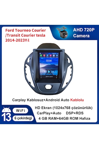 Ford Tourneo /transit Courier Tesla 2014-2023yıl 4gb Ram 64gb Rom