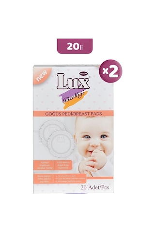 Lux Göğüs Pedi 20 Lix 2 Paket
