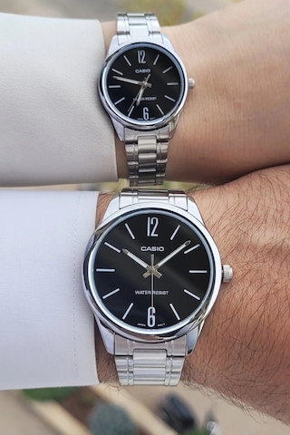 Casio Csgnct113 Sevgili Çift Kol Saati Gümüş