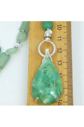 1663 Hemmimophite El Yapımı Kolye Gümüş