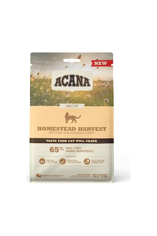 Acana Homestead Harvest Tahılsız Yetişkin Kedi Maması 340 G