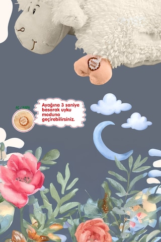 Masal Anlatan Peluş Kuzu Yastık