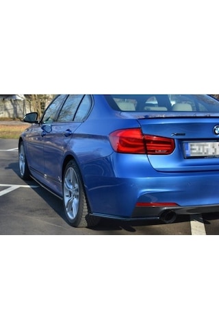 Bmw 3 Serisi F30 Arka Köşe Flap Seti 2012 2018 Parlak Siyah
