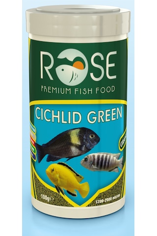 Cichlid Green Granulat 250ml Kutu Akvaryum Balık Yemi
