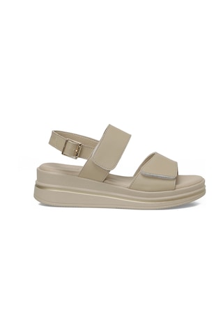 Polaris 325623.z 5fx Bej Kadın Dolgu Topuk Sandalet 000000000102005963 Bej