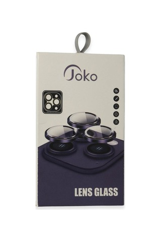 Joko Apple İphone 15 Pro Max Pvd Metal Kamera Lens Darbeye Dayanıklı Tam Uyumlu - Siyah