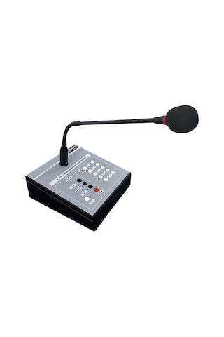 Bofmann Bf-cp10 + Bf-zm10 10 Bölgeli Acil Anons Santrali + Mikrofon Ünitesi