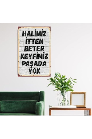 Ahşap Retro Mdf Poster , Komik Sözler , Duvar Yazıları , Manzara , Tarih , Edebiyat - Tbl0341