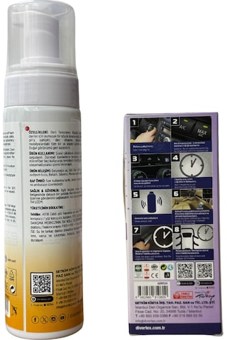 Deri Temizleme Köpüğü + Klima Koku  Lavanta Seti 2 Li Paket