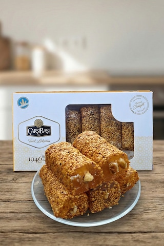 Susamlı Cevizli İpli Şeker Sucuğu 500 Gram