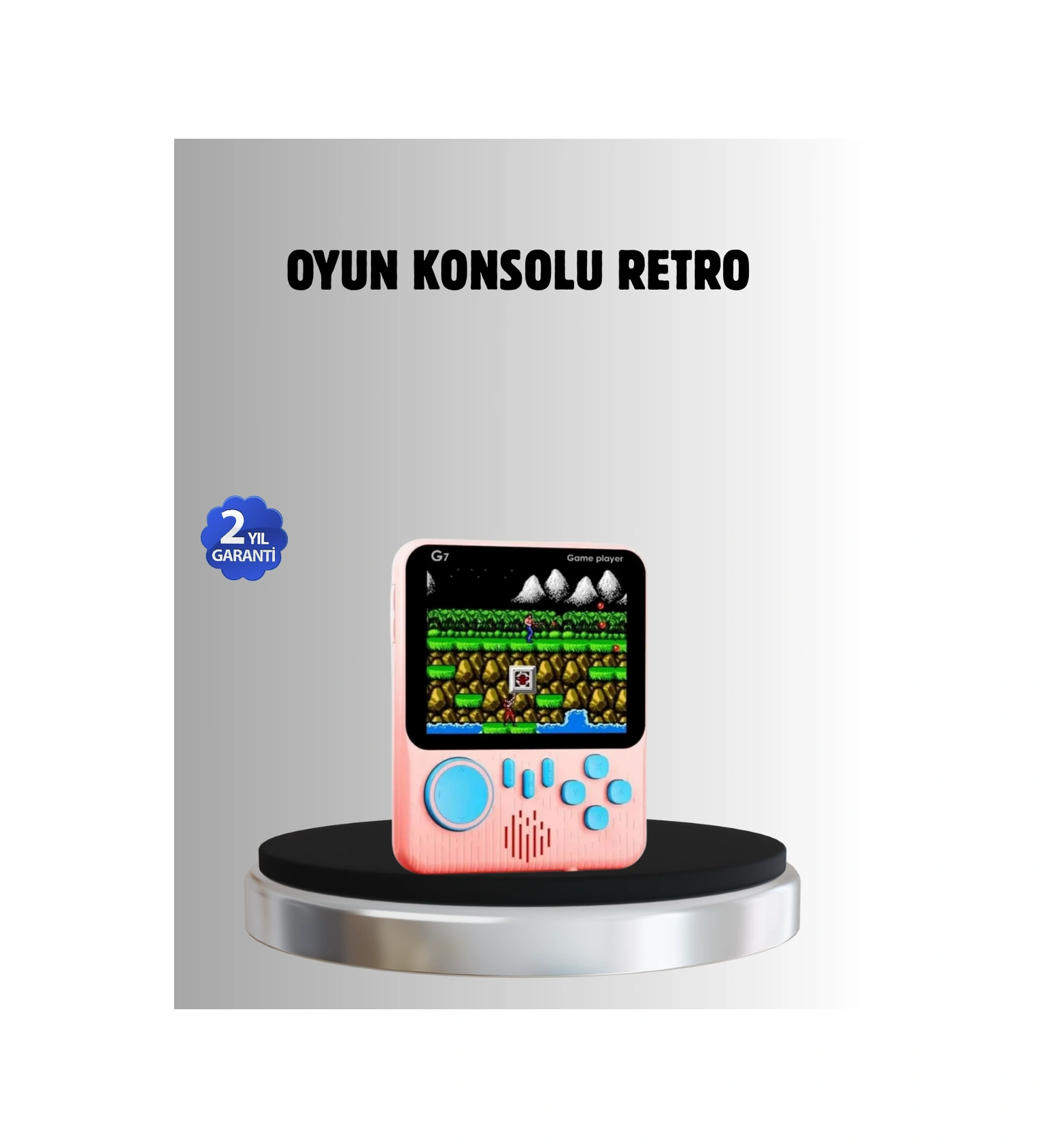 Retro Oyun Konsolu - 3.5 İnç Ekran, 666 Klasik Oyun, Tv Bağlantılı