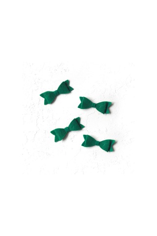 Keçe Motif, Fiyonk Yeşil 4 Adet Sku: Smg8690010218469 Abanoz