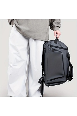 Sandwich Kolay Taşıma Motion003 Siyah Kapasiteli Spor Çantası Oxford Dayanıklı Ayarlanabilir Askılı Seyahat Çantası Siyah