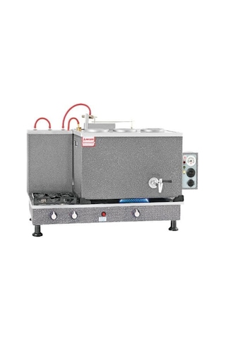 Meşale 3 Demlikli Elektrik + Gazlı Full Otomatik Çay Kazanı - Gümüş Meşale 3 Demlikli Elektrik + Gazlı Full Otomatik Çay Kazanı - Gümüş